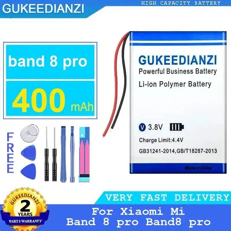 

Watch Battery 400mah Long Lasting Premium Replacement For Xiaomi MI Band 8 Pro Band8 Pro
