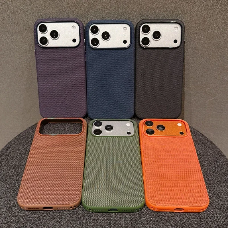 Neue TechWoven MagSafe Magnetische Handyhülle für iPhone 17 Pro Max 16 15 14 13 12 Pro Max 17Air mit MacSafe-Technologie Gewebte Abdeckung