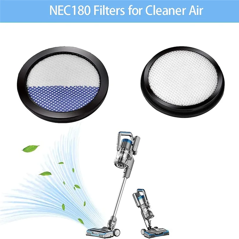 Filtres d'aspirateur verticaux de remplacement, 4 pièces, pour Eureka NEC180 NEC280TL NEC380 NEC480 NEC185 NEC186 NEC190, pièces d'aspirateur, ventes