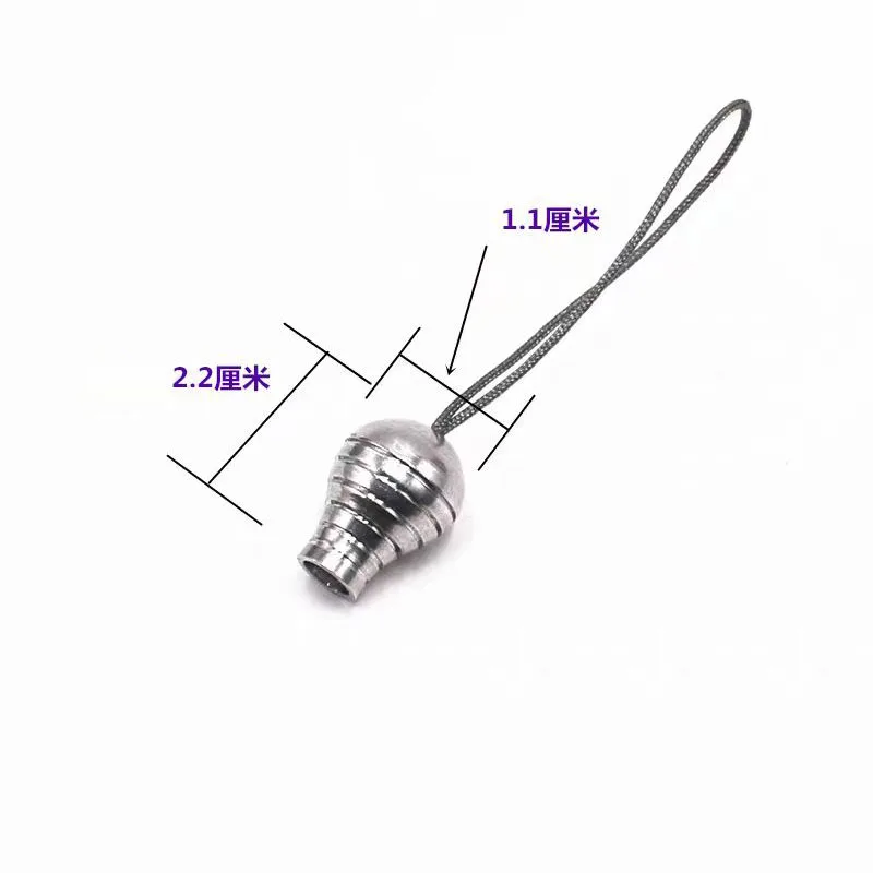 10pcs Aluminum Alloy Dart Accessories with A Diameter of 8mm and 1.1cm Circular Water Droplet Tail Accessories for OutdoorSports