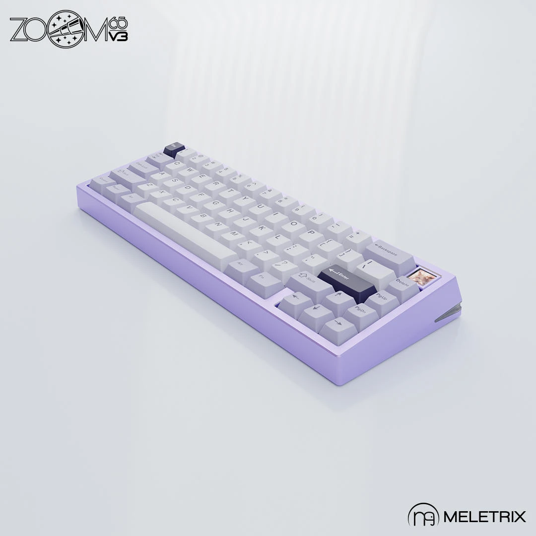 Imagem -02 - Zoom 65 v3 Teclado Mecânico Liga de Alumínio Hot Swap Personalizado Luz Rgb Teclado sem Fio para Jogos Presentes pc Gamer Modos