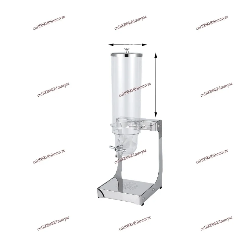 Stainless Steel Grain Distribution Machine Dried Fruit Separator Buffet Grain Tank Hotel Restaurant Cereal Separation Machine