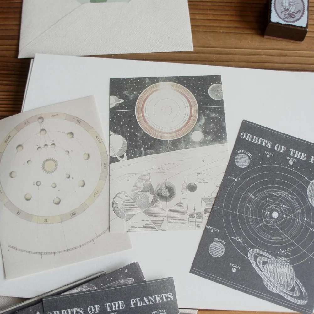 

30 Sheet Star Chart and Herbal Painting Background Design Craft Paper Gift Decoration Scrapbooking Handmade DIY