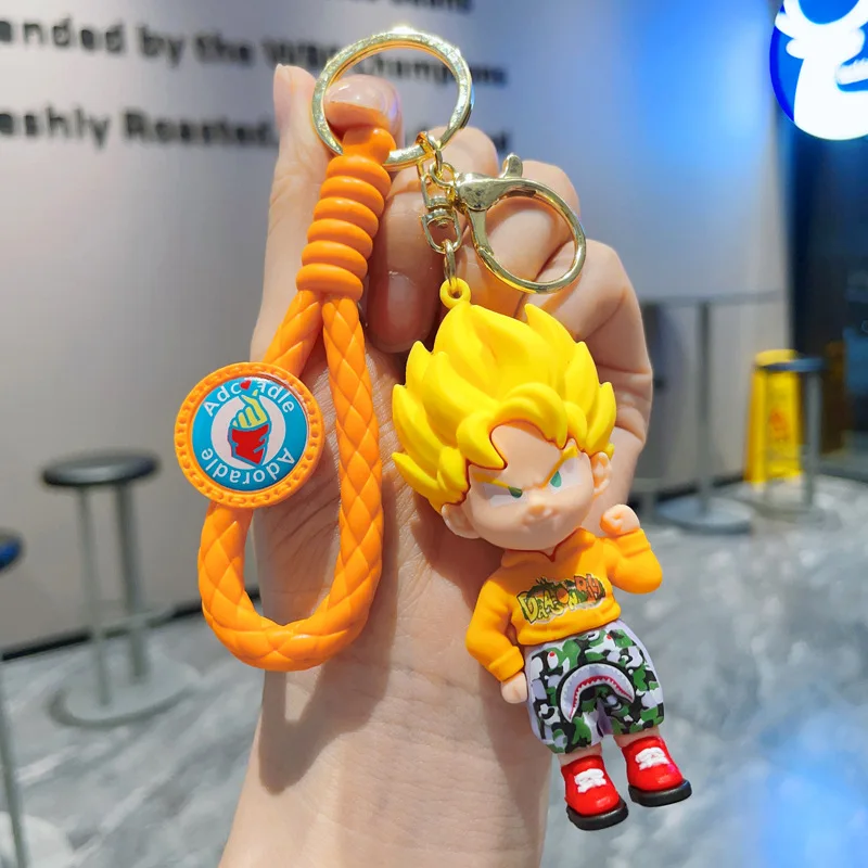 Porte-Clés Dragon Ball Z Super Saisuperb Son Goku Bulma Broly Piccolo Majin Buu, Pendentif de Voiture, Meilleurs Cadeaux pour Enfants, Nouvelle Collection