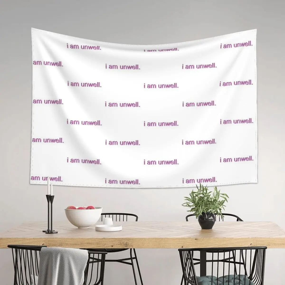 

I am unwell.2 Tapestry Decoration For Rooms Carpet On The Wall Room Decorating Aesthetic Tapestry