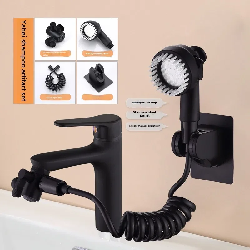 3-in-1 Universal Water Taps New Multifunction Bathroom Attachment Shower Head Copper 360° Rotating Faucet Home Sink Accessories