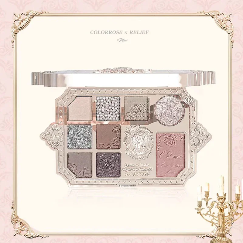 Paleta de maquiagem de sombra fosca, corretivo, iluminador de blush, maquiagem, tudo em um