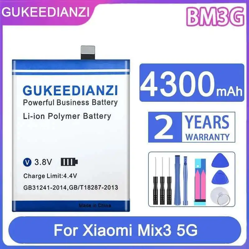

For Xiaomi Mix3 Mix 3 5G Fast Charging Mobile Phone Battery Durable 4300Mah BM3G