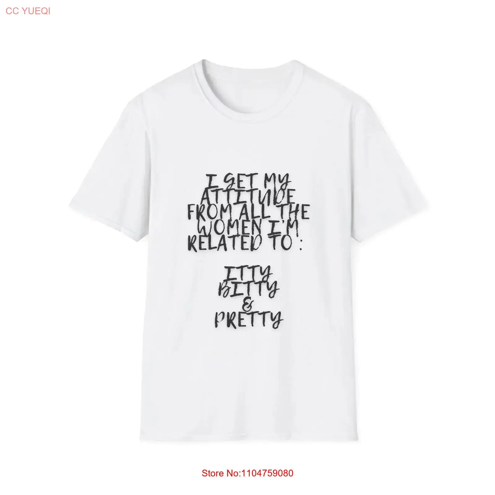 Attitude T Shirt Family Quote Women's EmpowermenT for vintage Washed designer clothes Soft Versatile homme