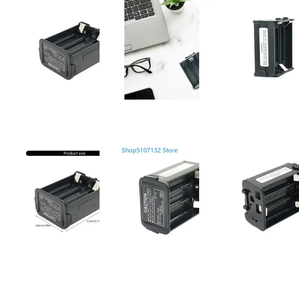 87HD Battery Storage Cover Box Plastic Case Holder Equipment Assembly 6 Slot LR06 Battery