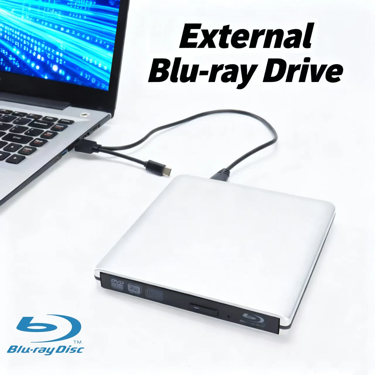 محركات أقراص Blu-ray Burner الأصلية تدعم 25G Disc BD-RE/ROM Play/Read/Writ CD/DVD/BD لأجهزة الكمبيوتر المحمول MAC Windows - مسجل بلو راي