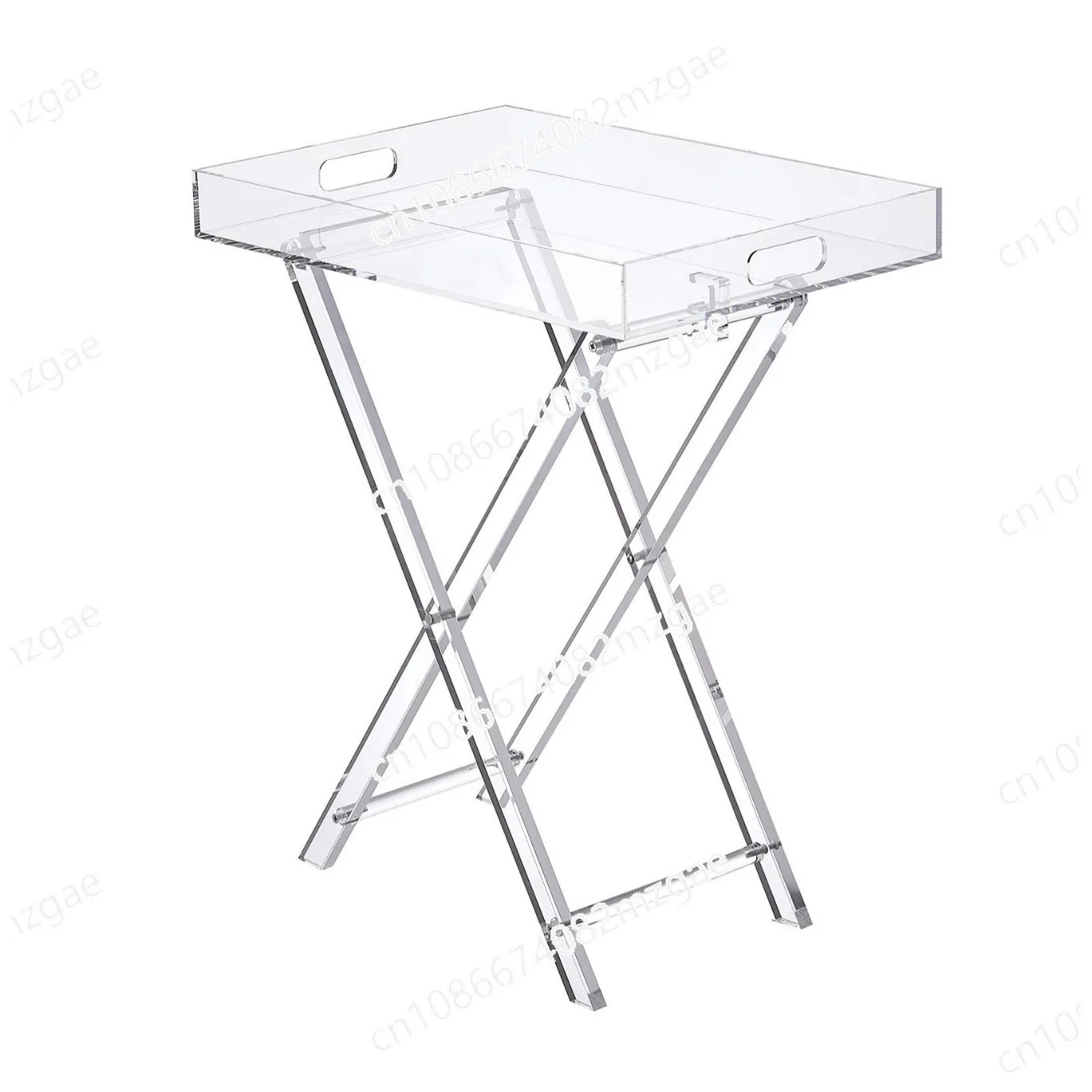 

Акриловый складной столик Портативный складной журнальный столик Прозрачный журнальный столик интернет-знаменитостей Простой прикроватный поднос для хранения