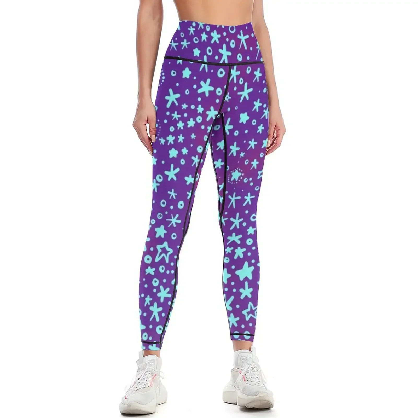 

Starry Sky Leggings push up tights for Women's tights gym clothing Sports female Womens Leggings