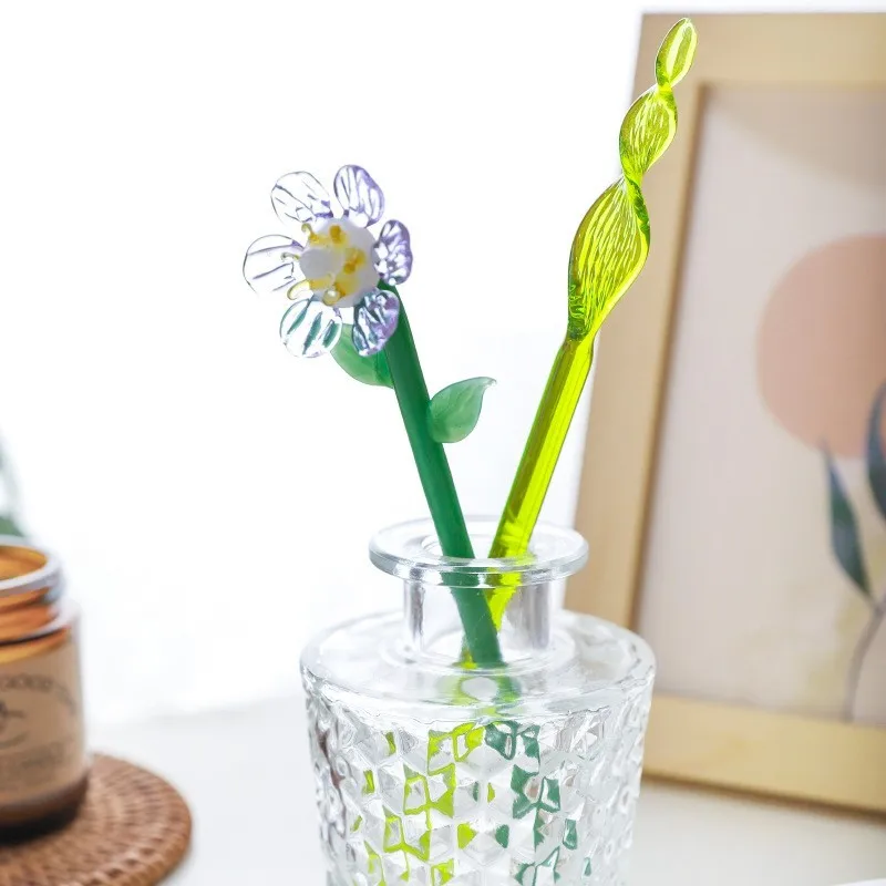 Handmade Glass Flower Arranging Handmade Flowers Desktop Furnishing Articles Furnishing Articles Simulation