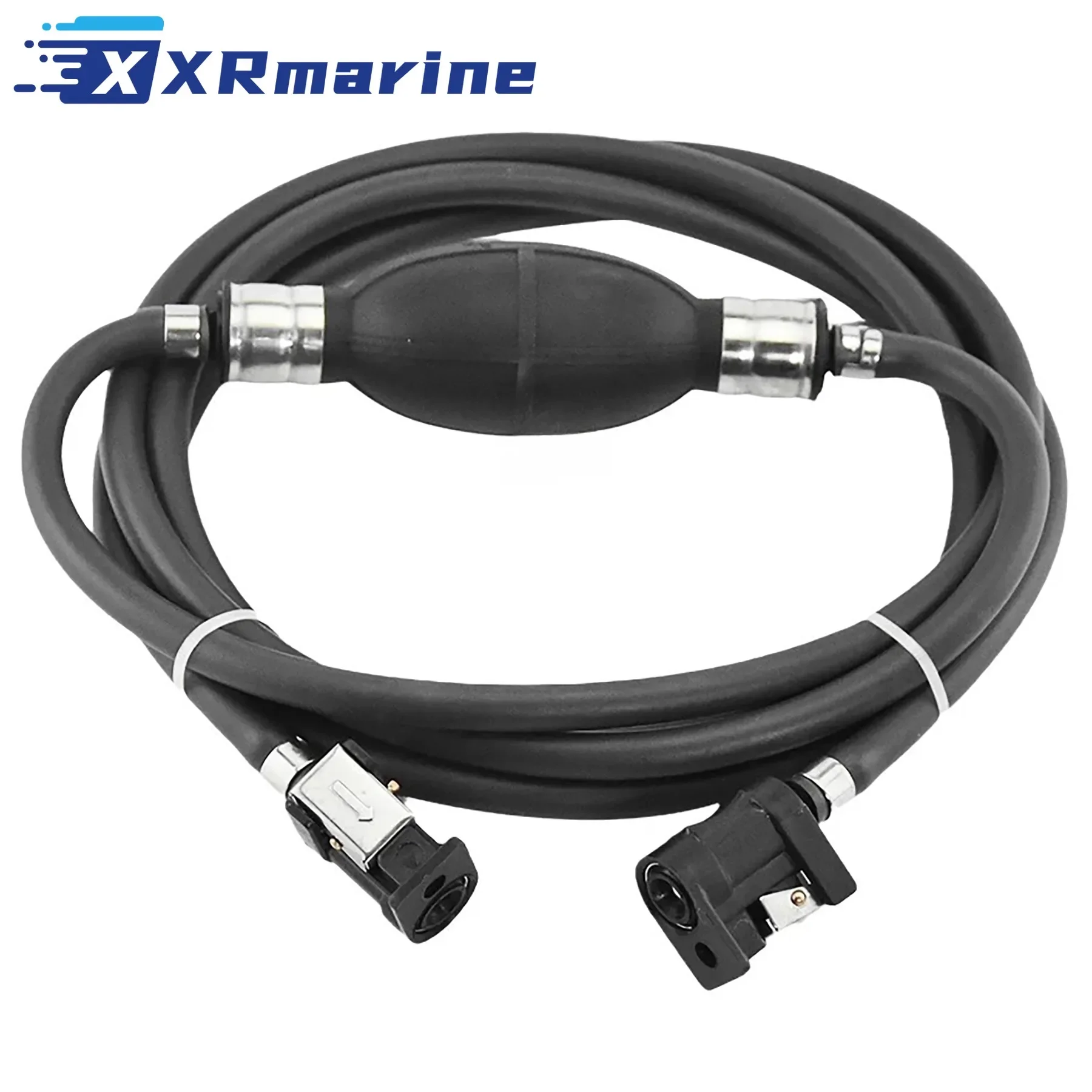 6YK24306 5/16 Inch 6.5 FT Outboard Fuel Line with Connector for Yamaha F FT 4-350HP Motors with Premium Primer Bulb 6YL-24306-68