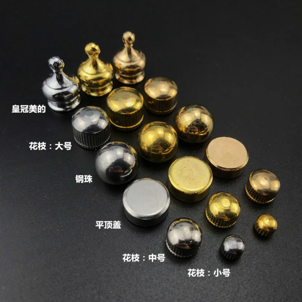 1pcs M10 Inner Tooth Flat Top Beautiful Hanging Plate Magnesium Smooth Head Nut Decoration Cover Hardware Bare Head Nuts