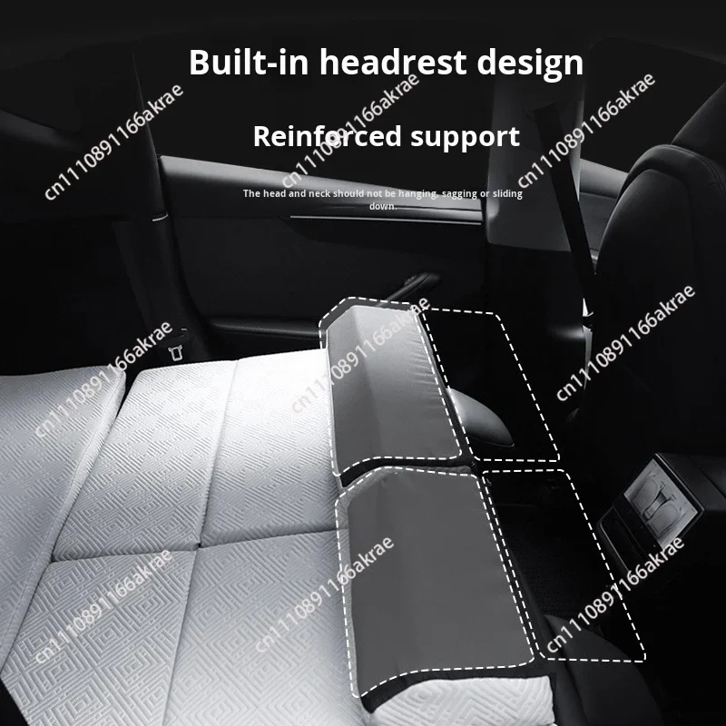 for Tesla Model Y Memory Foam Mattress Interior Kit Rear Position Camping Luggage Car Travel Sleeping Mat