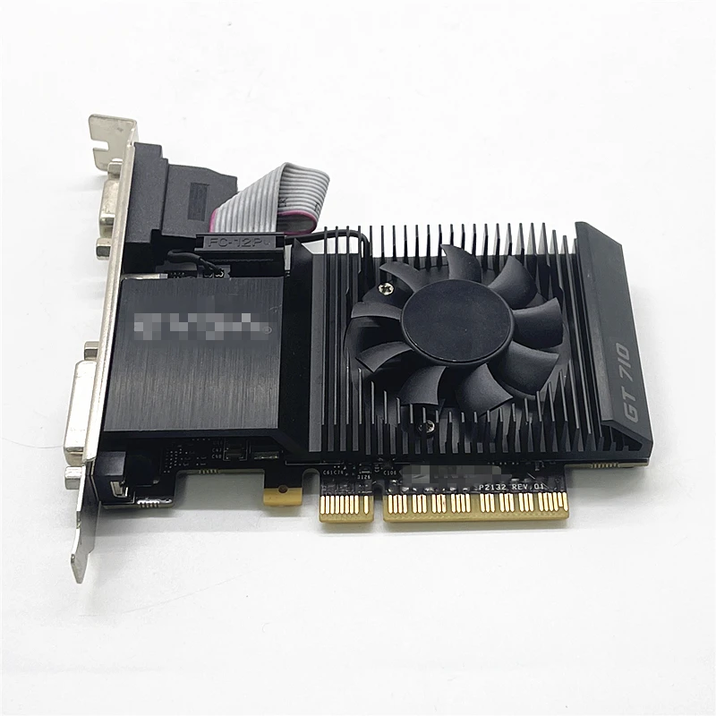 

Original GeForce GT710 2GB Independent Graphics Card, Dual-screen Display DP+DVI for PC Backup Graphics Card