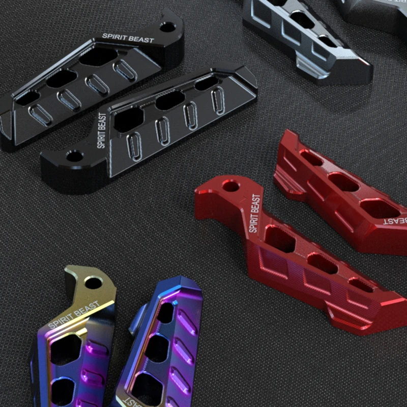 Spirit Beast Motorcycle Rear Pedal Spinning Pedal Anti-slip Rear Pedal for Yamaha XMAX 300 NMAX 155 TMAX 530 DX DS AEROX NVX 155