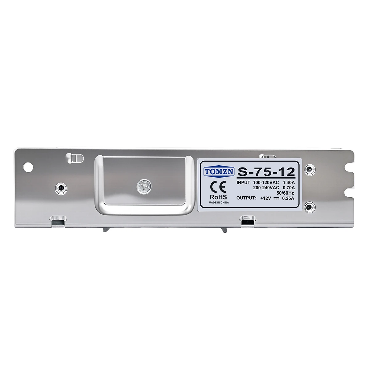 TOMZN S-75W AC-DC Switching Power Supply 110V/220V Input 12V/24V Output Short Circuit/Overload Protection LED Power Adapter