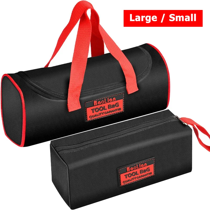 Large/Small Multifunctional Tool Bag Handbags Waterproof Wear Resistant Durable 1680D Oxford Cloth Portable Tool Storage Bag