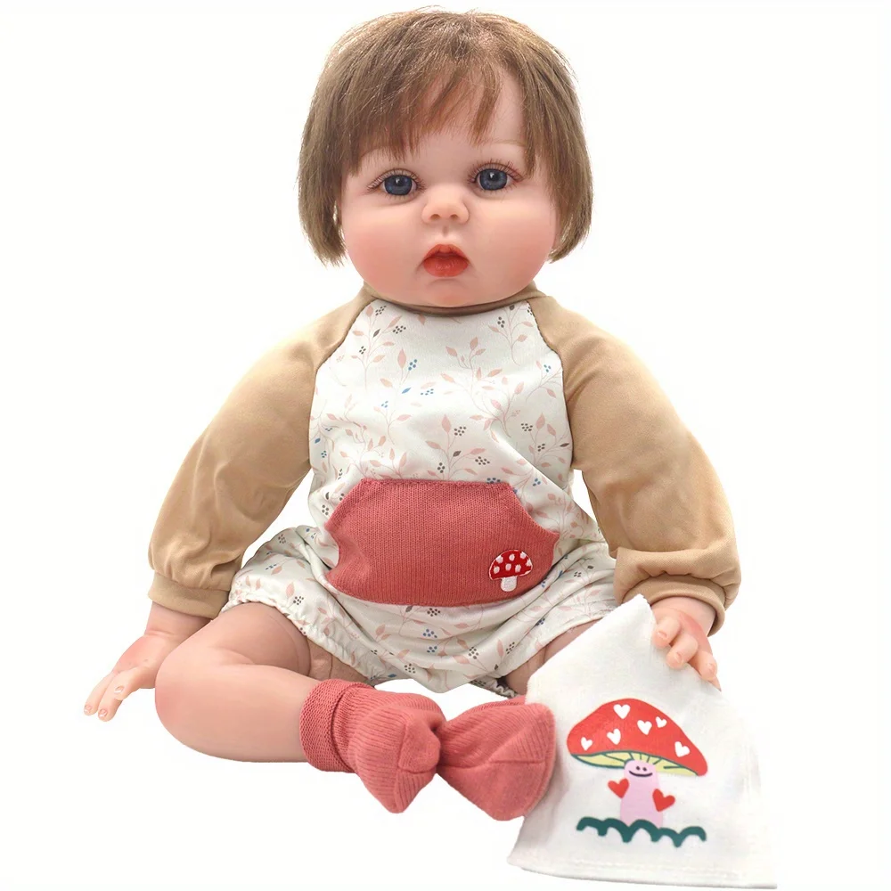 人形用キノコ服、シリコン服、22インチ (55cm) 、npk人形に適したシリコン人形1セット