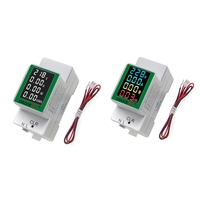 2025 New Peacefair PZEM-008 Din Rail Electricity Digital Power Energy Meter Watt Kwh Wattmeter Monitor Ammeter Voltmeter