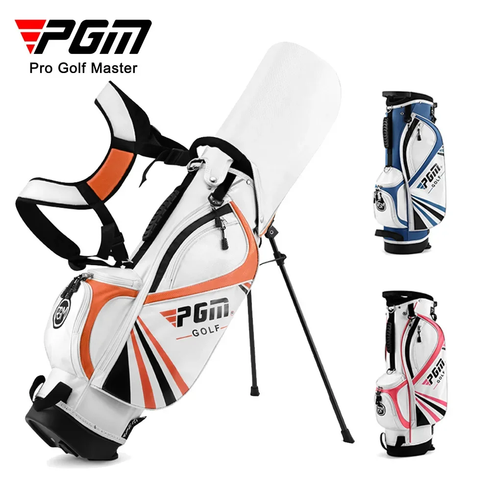 

PGM Children's Portable Golf Clubs Bag multifunction Bracket Stand Support Lightweight Golf Bagpack Children Golf Bag QB028