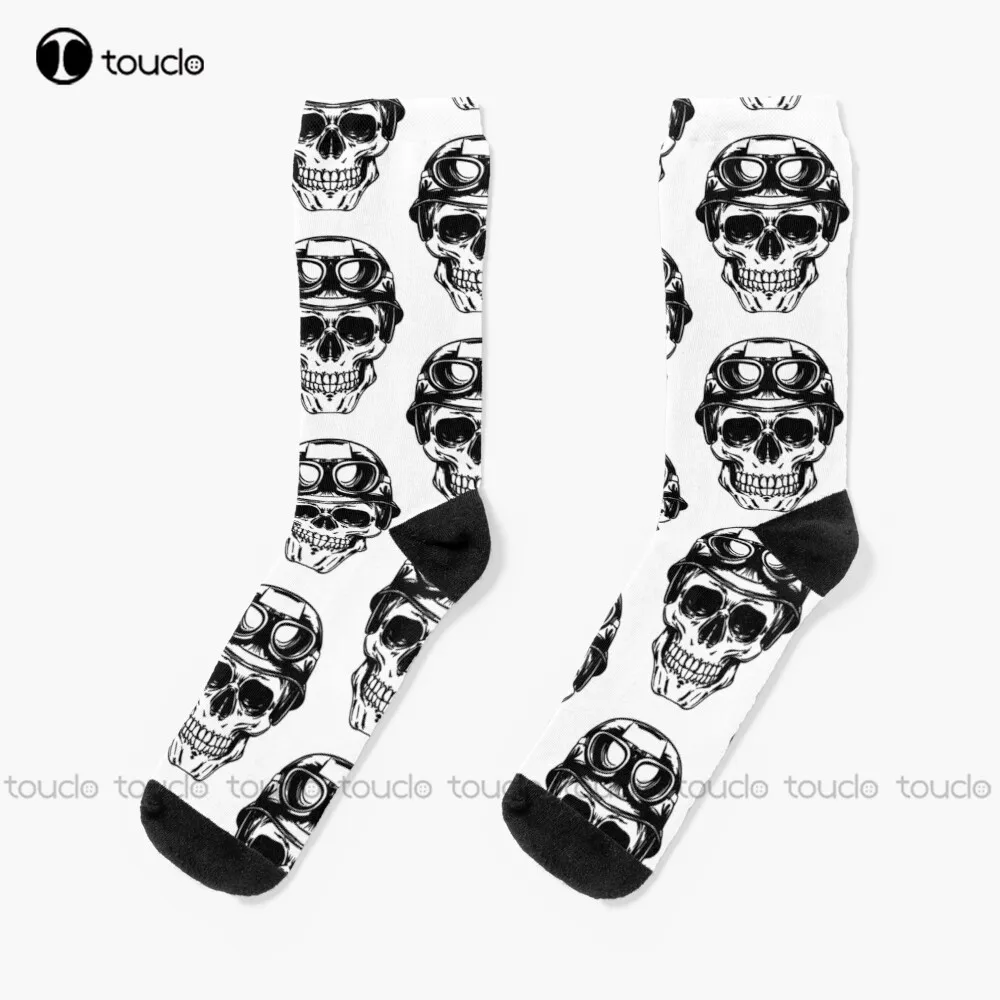 Skull Mask Socks Halloween Black Baseball Socks Fashion Creative Leisure Funny Art Abstract Oil Painting Socks Unisex Adult