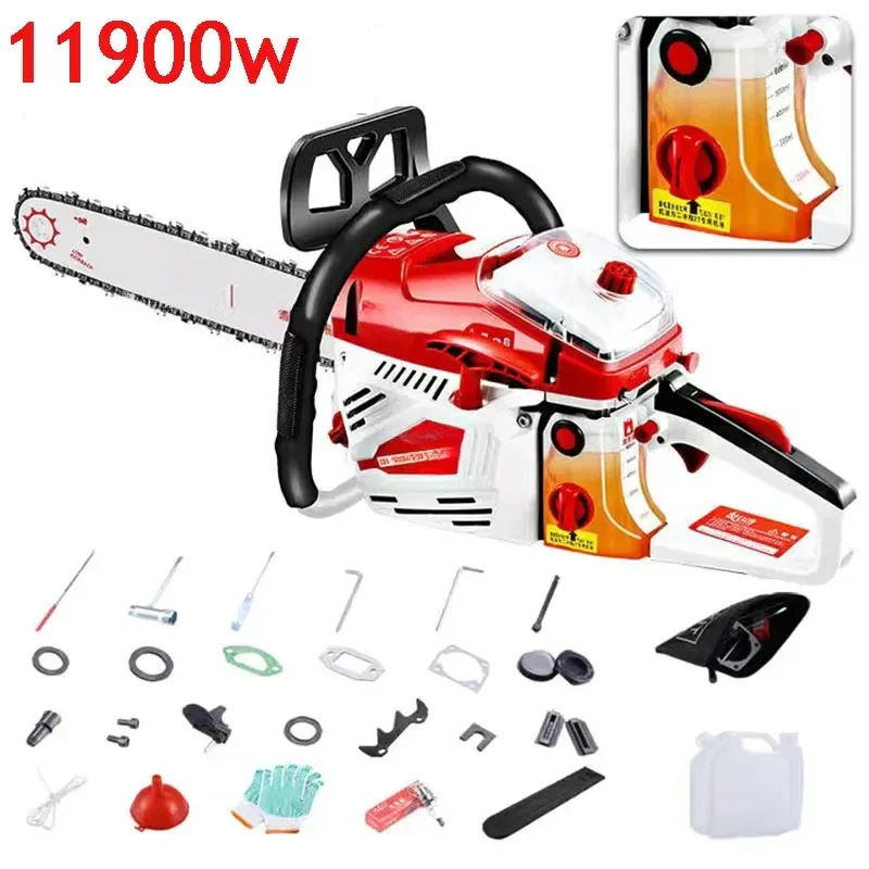 

11900KW 88CC German Chain Gasoline Logging Saw Icebreaker High-Power Chainsaw Arborist Cutting Household