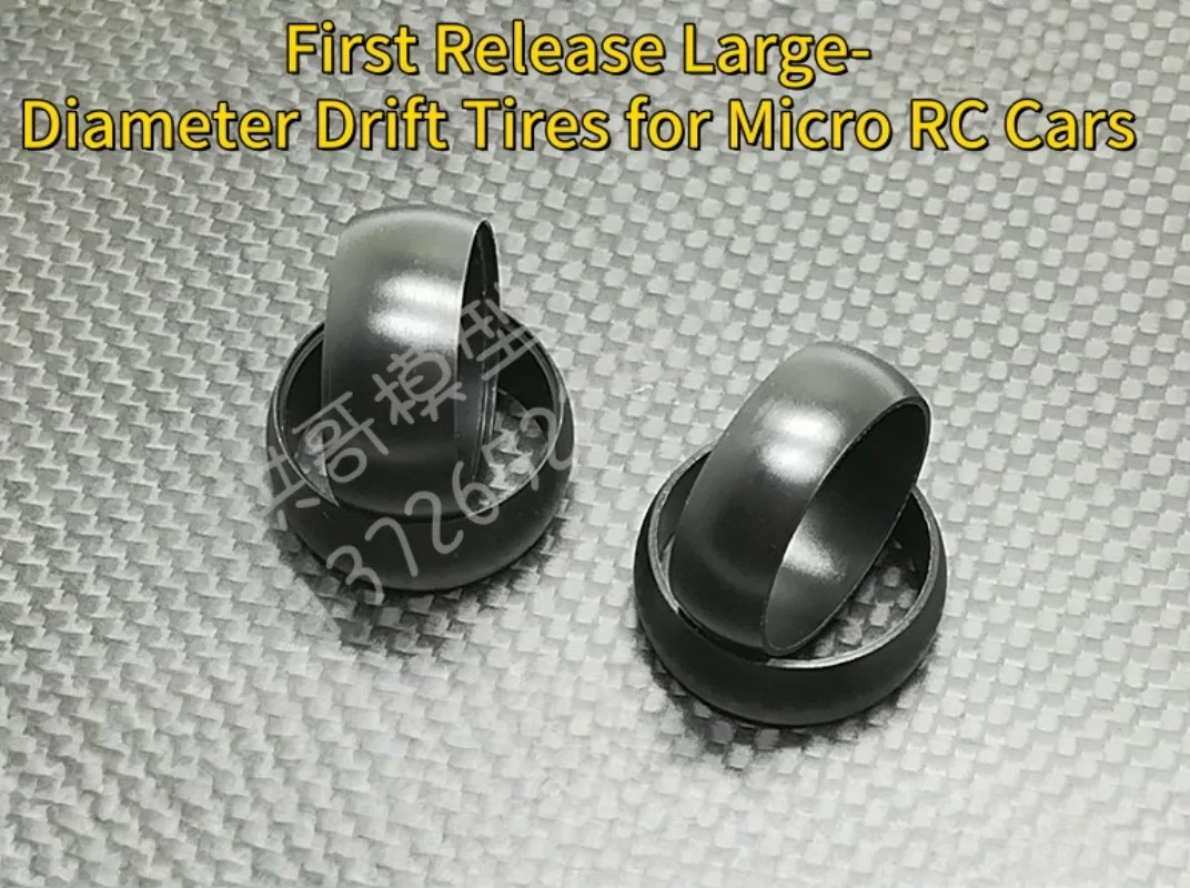 

FATJAY WLtoys Micro RC Car Drift Tires – 22MM Curved Design, Compatible with MINI-Q/MINI-Z/DRZ/MINI-D