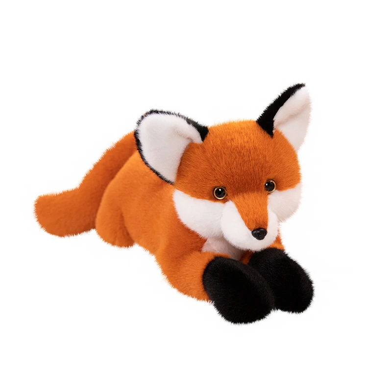 Hot 1pc 45-90cm Cartoon Foxes Plush Toys Long Tail White Red Fox Doll Soft Stuffed Huggable Pillow For Kids Birthday Xmas Gift