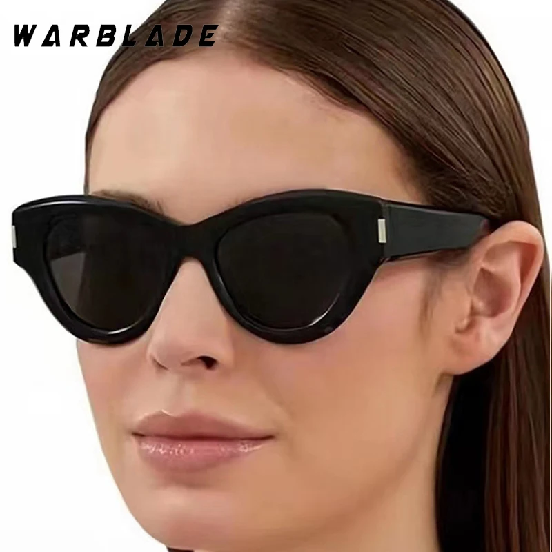 

Cat Eye Rivets Fashion Sunglasses Woman Man Vintage Luxury Brand Designer Glasses Outdoor Sports Driving Shades UV400 Lunette