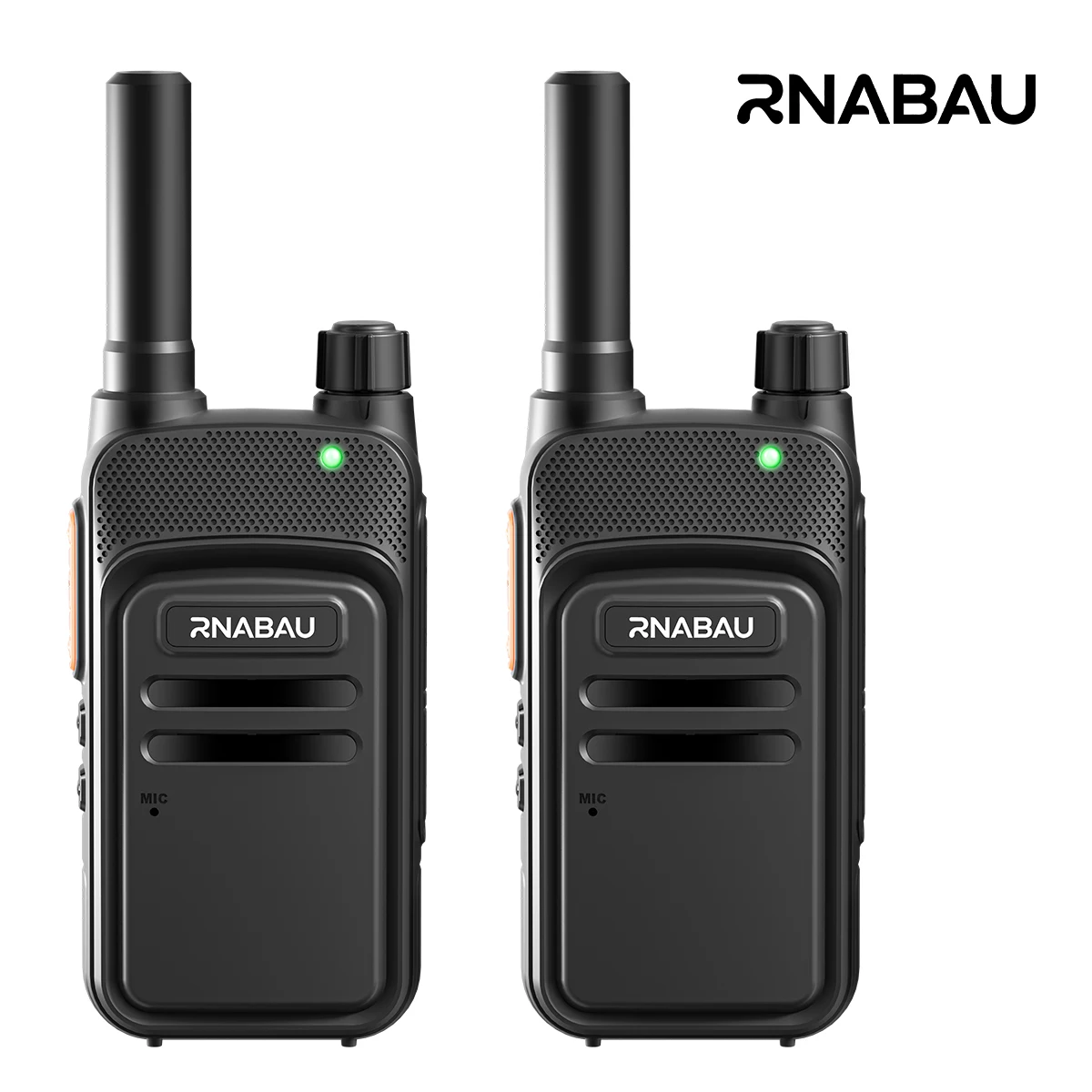 RNABAU X7 3-10km Long-Range Professional UHF Walkie Talkie Set - 400-470MHz, 16 Channels, Portable Two-Way Radio Transceiver