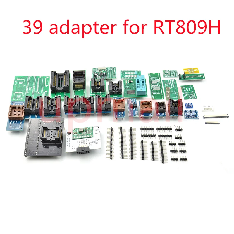 

100% Original New 39 Adapters RT809H Universal Programmer EMMC-Nand FLASH Programmer With Full Adapters Free Shipping