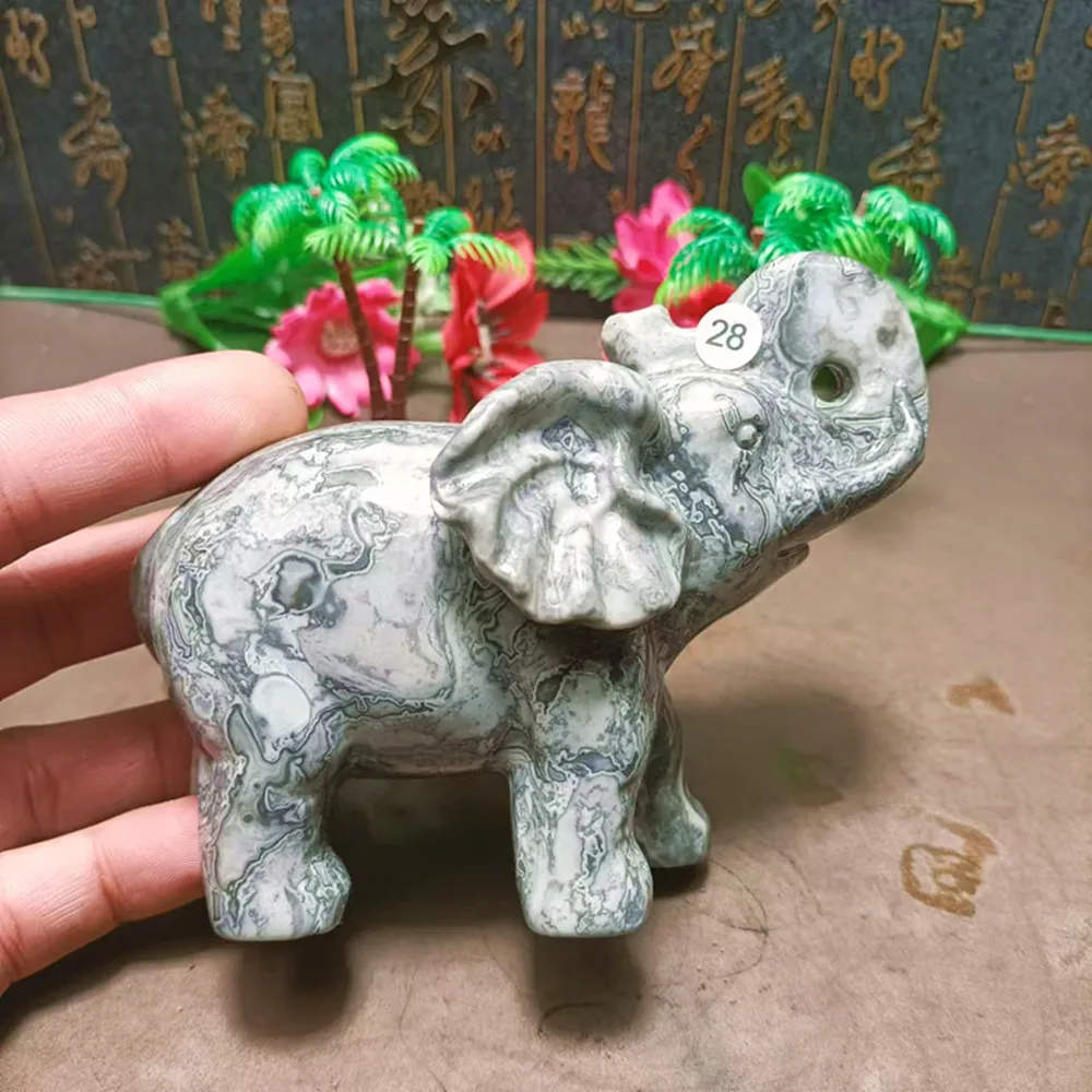 Natural energy quartz crystal, Picasso. Topaz, carved elephants, Reiki mineral gems, home decor, chakras and healing