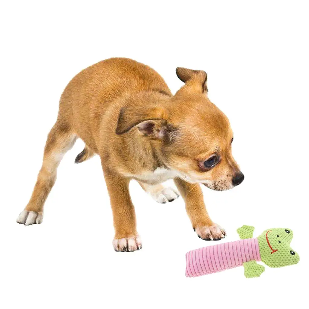 Cartoon Animal Rope Dog Sound Toy Puppy Chew Silent Vocalization Squeak Toys