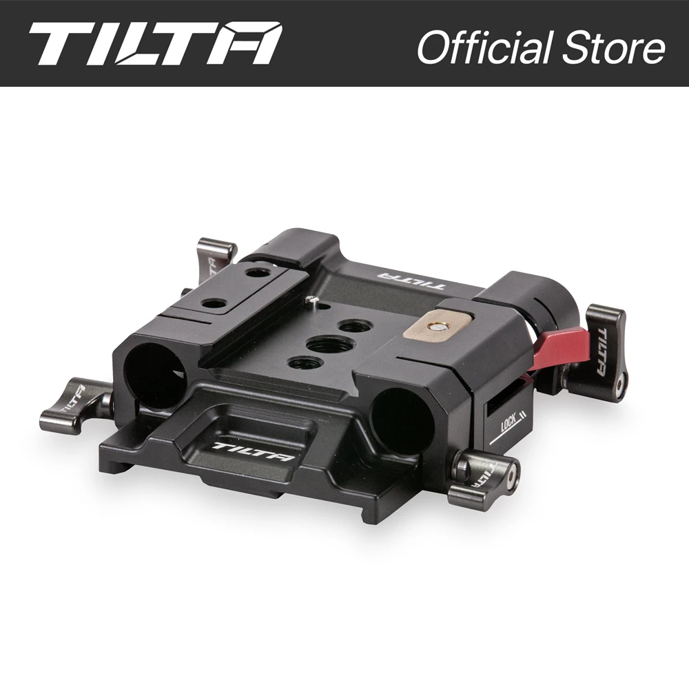 TILTA TA-BSP5-15-B 15mm LWS Baseplate Type V Black for Tiltaing for Canon C70 Camera Cage MAVO Edge 6K/8K Dslr Rig