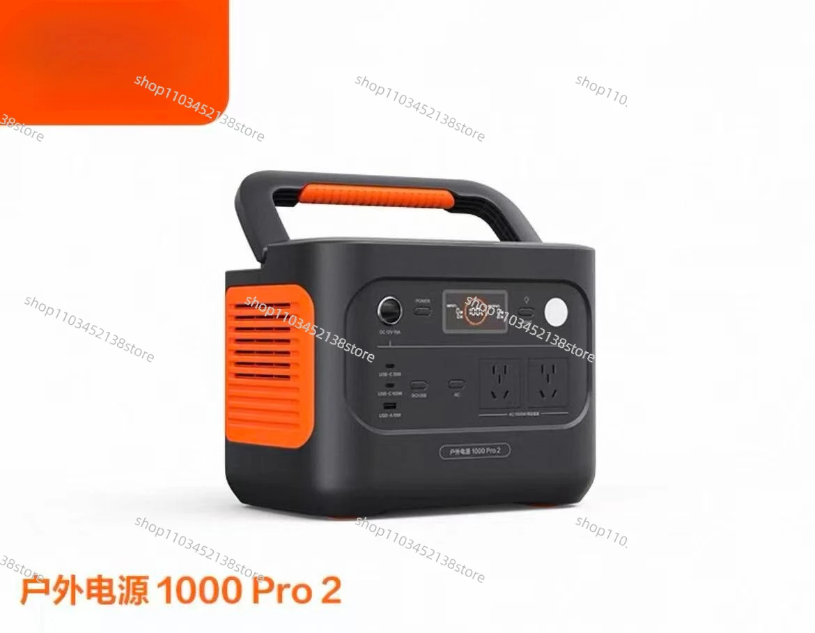 1500W 1kWh Portable Power Station with LiFePO4 Battery 220V AC Output UPS Function and Fast Charge Ideal for Outdoor