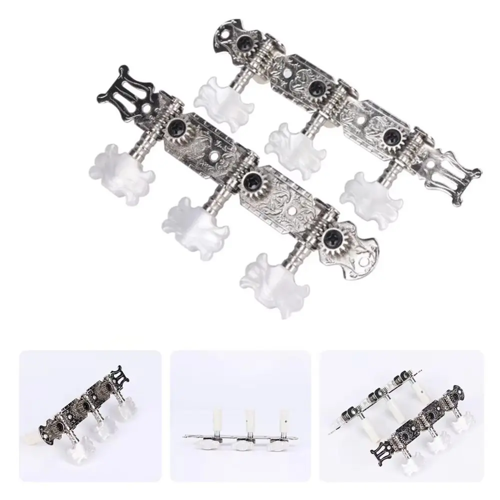 Metal Guitar Tuning Pegs With Screws Guitar Keys Parts Machine Heads Tuners Easy To Operate Guitar Optimization Parts