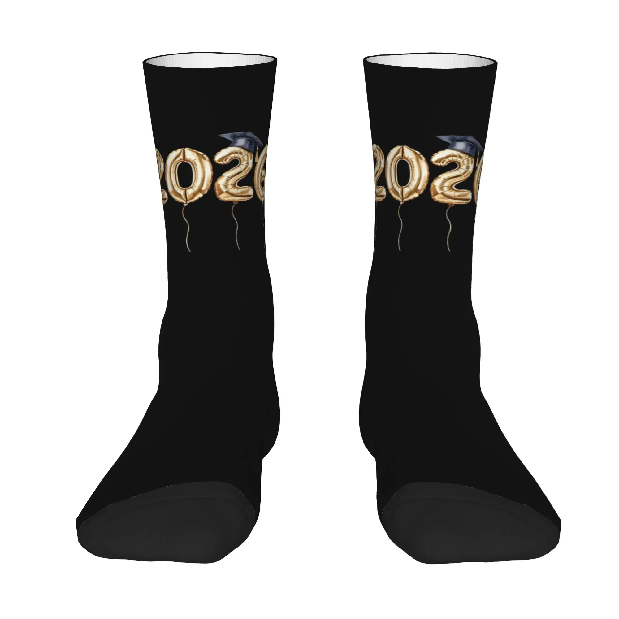 Funny Sock Graduation in 2026 Graduation Cap 2026 Harajuku Quality Pattern Printed Men Crew Socks Casual Men's Socks