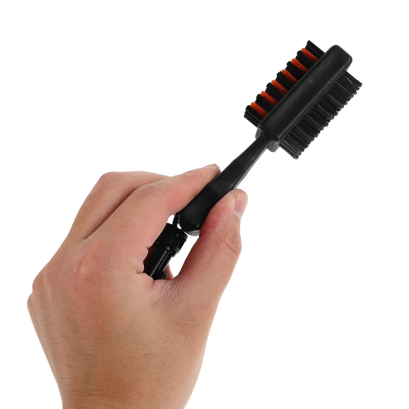 

Golf Club Brush Dual Sided Stainless Steel Plastic Design Efficient Cleaning Portable Lightweight Accessory for Golfing