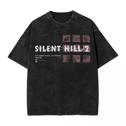 Men's Silent Hill 2 Horror Movie T-Shirts In my restless dreams Tees Summer Y2K Funny T-Shirt O Neck Trend Tee Shirt Hot Sale