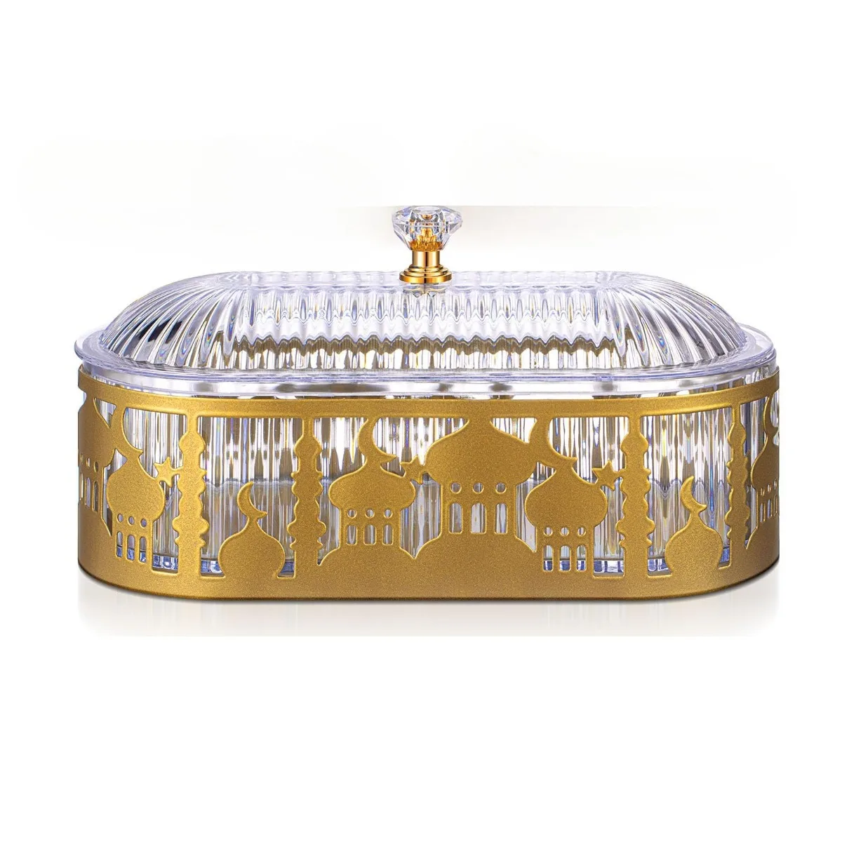 

Ramadan Trays Eid Mubarak Plates Ramadan Moon Candy Dish Table For Home Ramadan Kareem Islamic Muslim Party Eid Al Adha Gifts