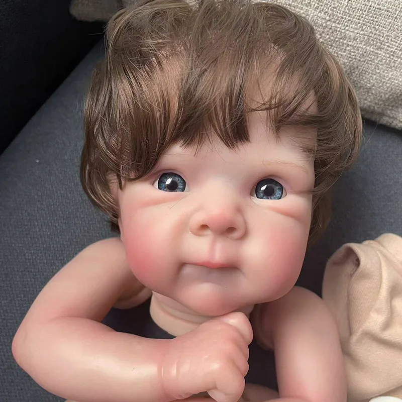 Reborn Bettie Doll Kit 18Inch Already Painted Kits/Unpainted Kit Lifelike Soft Touch Fresh Color DIY Doll Parts With Cloth Body view 4
