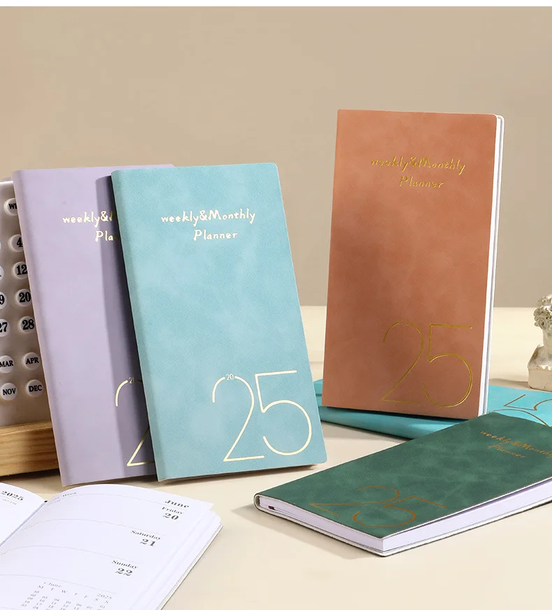 2025 Schedule Planning Notebook, Office Meeting Record Notebook, Portable Notebook, 2025 New Year Gift Decoration Supply