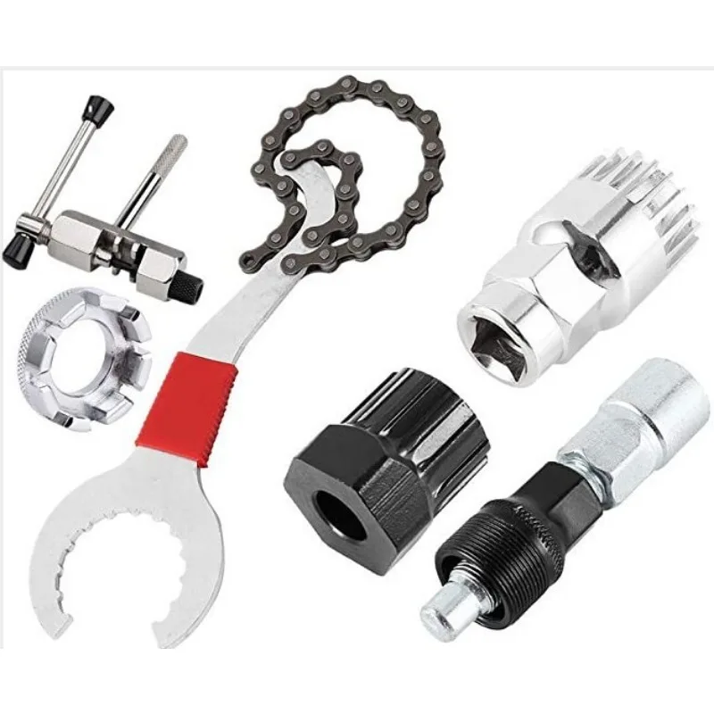 

Bicycle Repair Kit 6piece Bicycle Disassembly Repair Kit A Variety of Bicycle MTB Accessories Including Axle Sleeve Chain Cutter