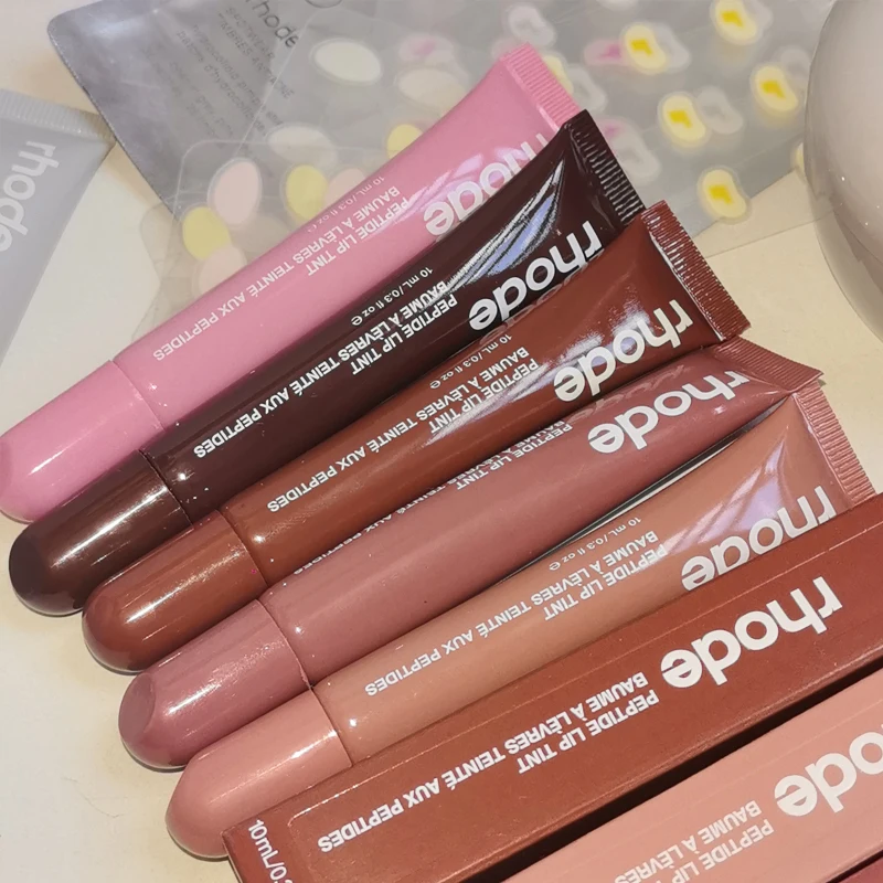 Image of Brandneuer Rhode Lipgloss Colada Honey Mango Lippenbalsam Glättender Lippenstift Langanhaltend Pflegend Damen Tägliche Pflege Make-up Kosmetik