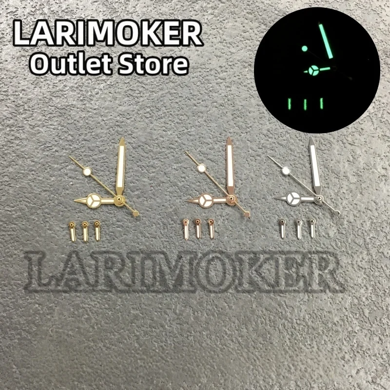 

LARIMOKER VK63 Watch Hands Silver Gold Rose Gold Pointers Green Luminous Fit VK63 VK64 Movement QUARZT Watch Accessories Parts