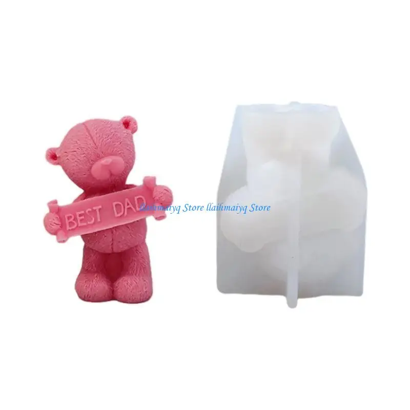 

573B Bear Silicone Mold for Hand-made Desk Decorations Silicone Mould